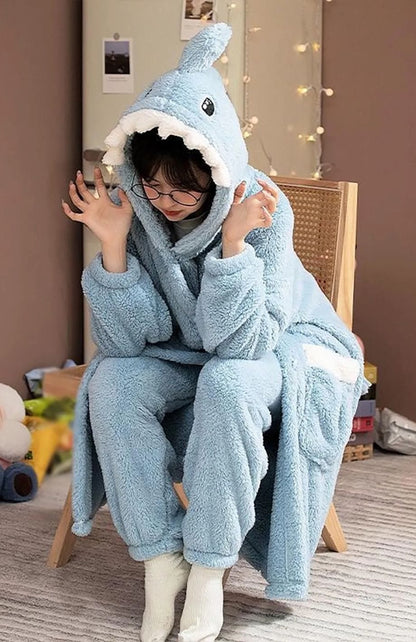 Robe De Chambre Boutonnée Femme Polaire | POLAIRE studio®