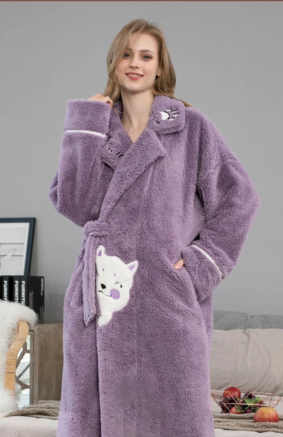 Robe De Chambre Courte Femme Polaire | POLAIRE studio®