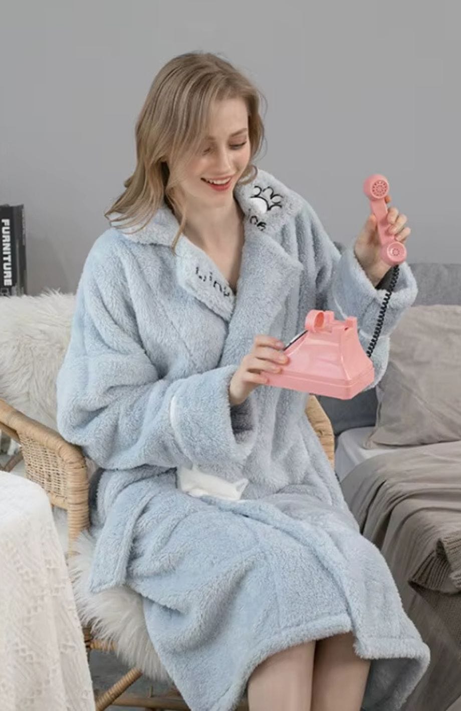 Robe De Chambre Courte Femme Polaire | POLAIRE studio®