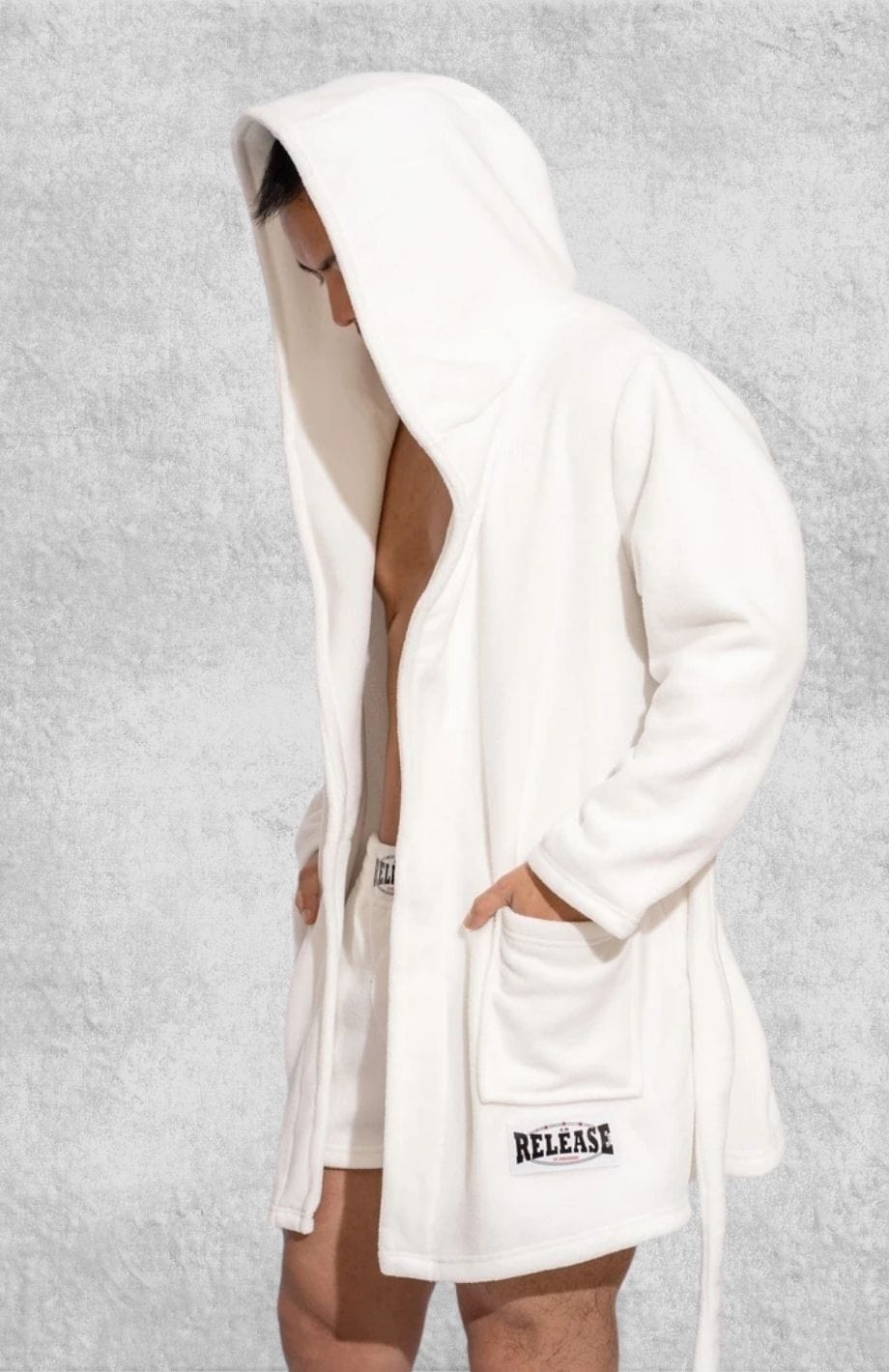 Robe De Chambre Courte Homme Polaire | Polaire Studio BLANC / 50-70kg