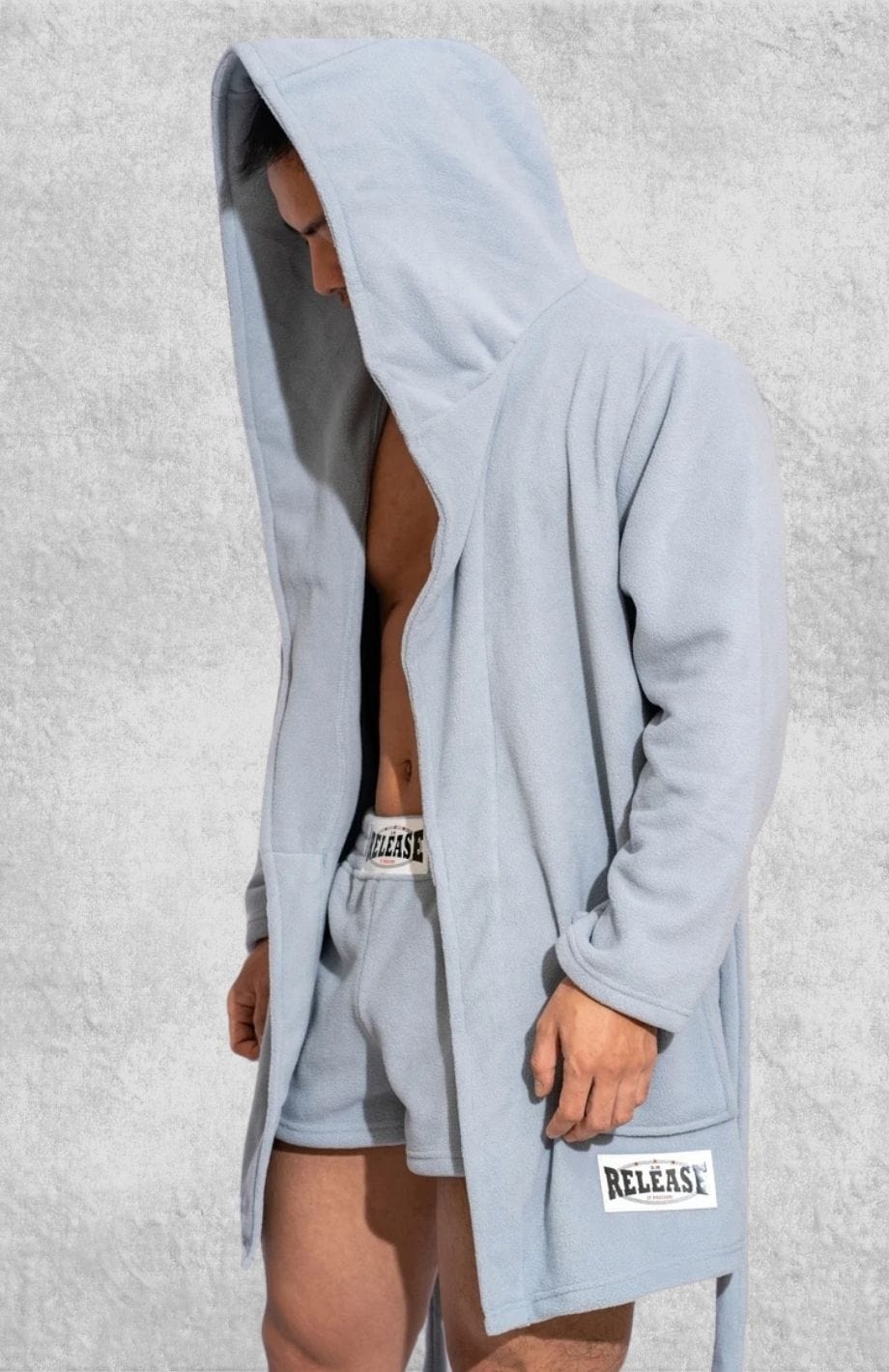 Robe De Chambre Courte Homme Polaire | Polaire Studio GRIS NARDO / 50-70kg