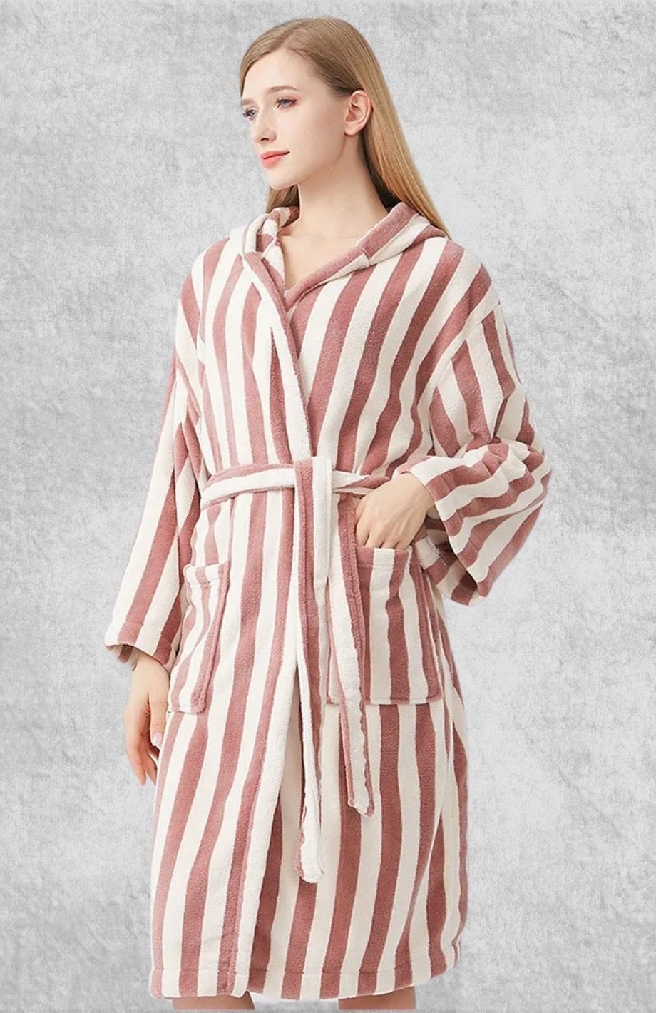 Robe De Chambre Courte Polaire Femme | Polaire Studio ROSE / TAILLE UNIQUE