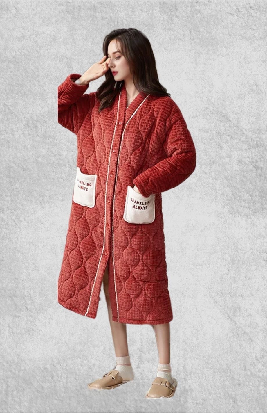 Robe De Chambre Femme Luxe Polaire | Polaire Studio