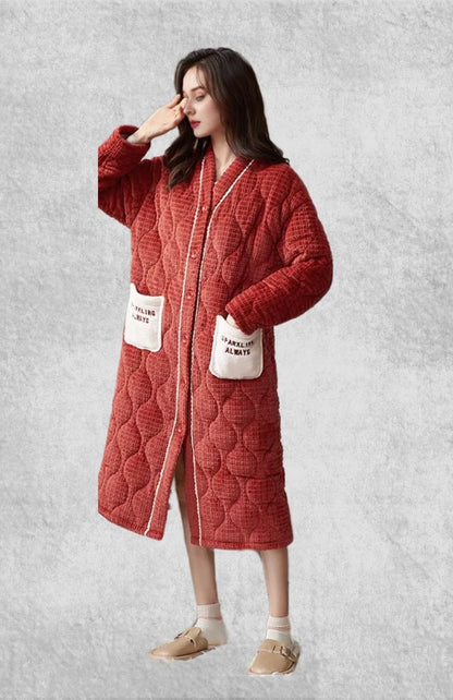 Robe De Chambre Femme Luxe Polaire | Polaire Studio