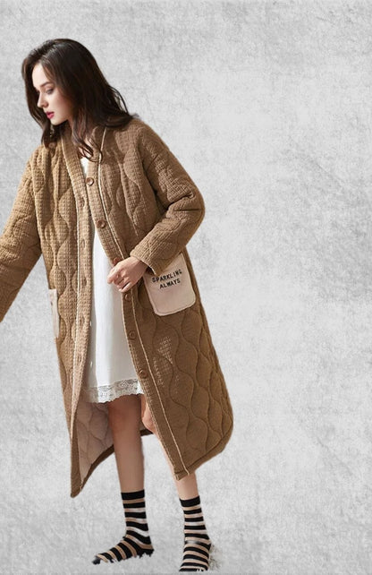 Robe De Chambre Femme Luxe Polaire | Polaire Studio CAFÉ / M