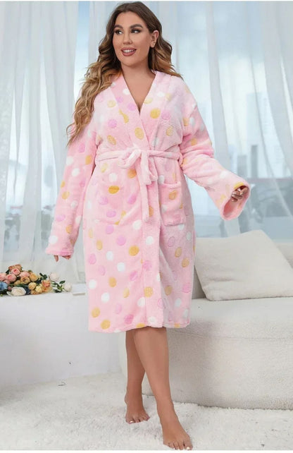 Robe De Chambre Femme Polaire Grande Taille | POLAIRE studio®
