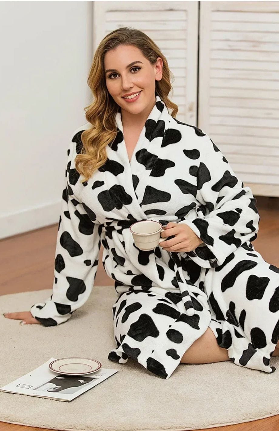 Robe De Chambre Femme Polaire Grande Taille | POLAIRE studio®
