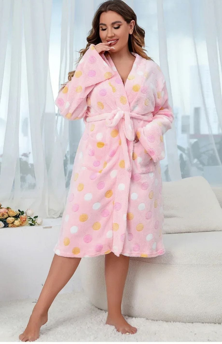 Robe De Chambre Femme Polaire Grande Taille | POLAIRE studio®