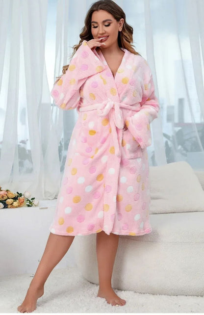 Robe De Chambre Femme Polaire Grande Taille | POLAIRE studio®