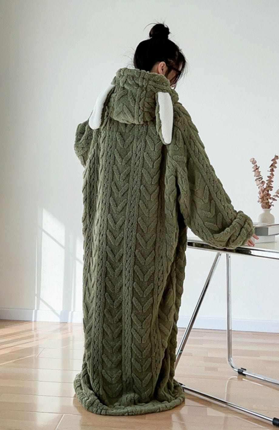 Robe De Chambre Femme Polaire Longue Grande Taille | POLAIRE studio®