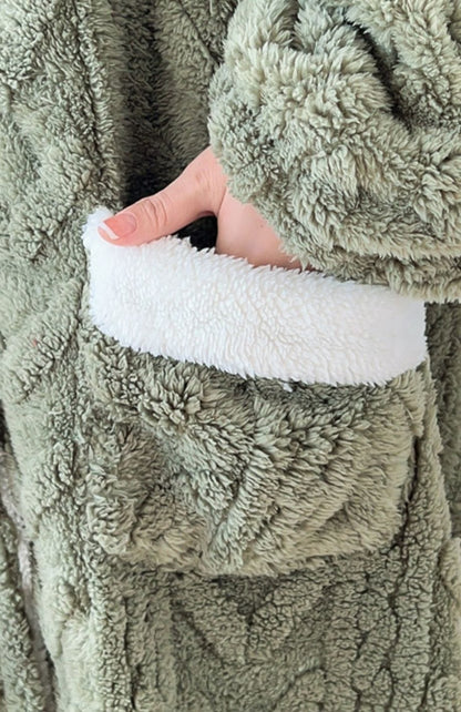 Robe De Chambre Femme Polaire Longue Grande Taille | POLAIRE studio®