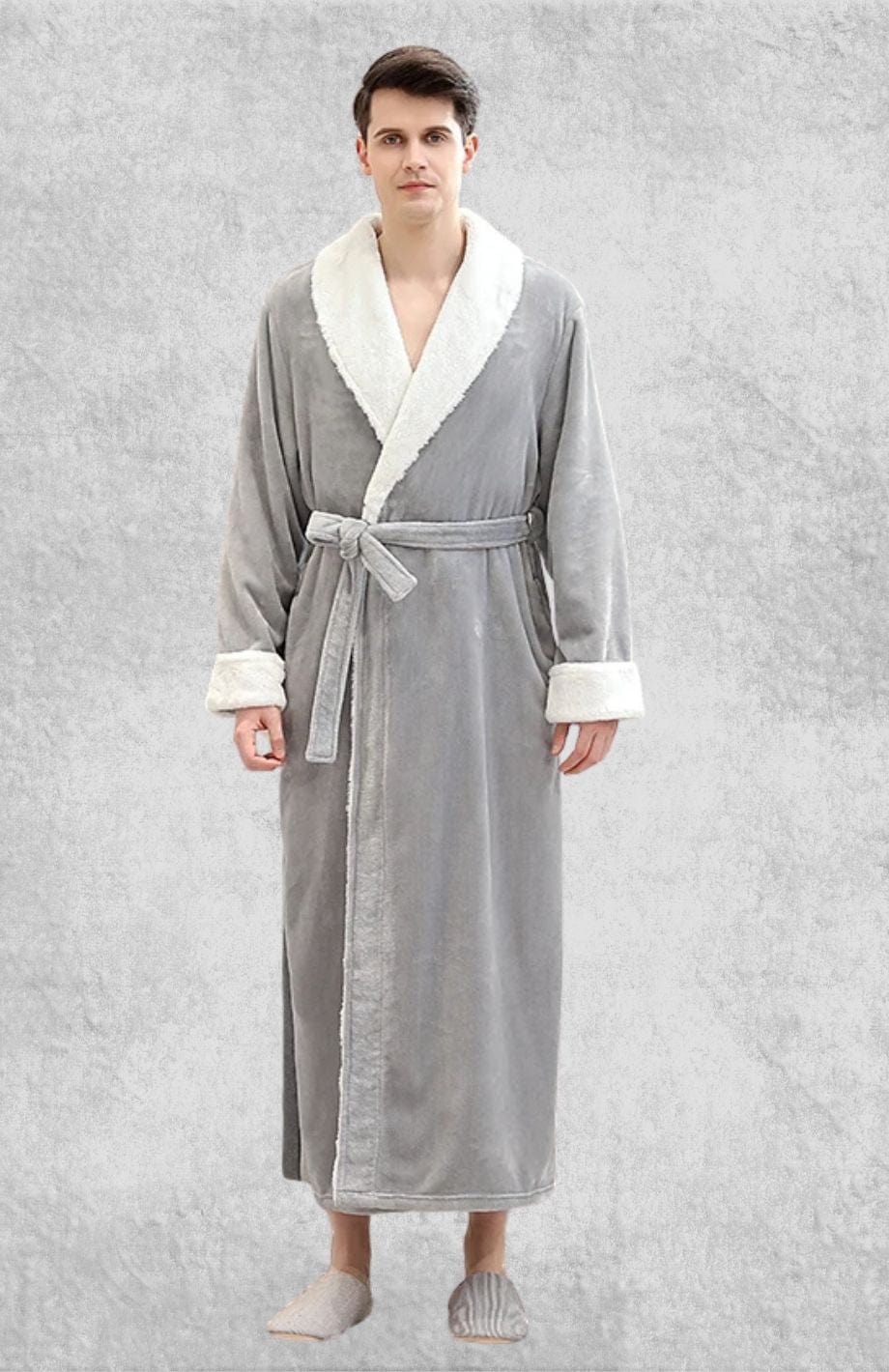Robe De Chambre Homme Longue Polaire | Polaire Studio GRIS / M