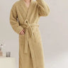 Robe De Chambre Longue Polaire | POLAIRE studio® MOUTARDE / L 50-60KG