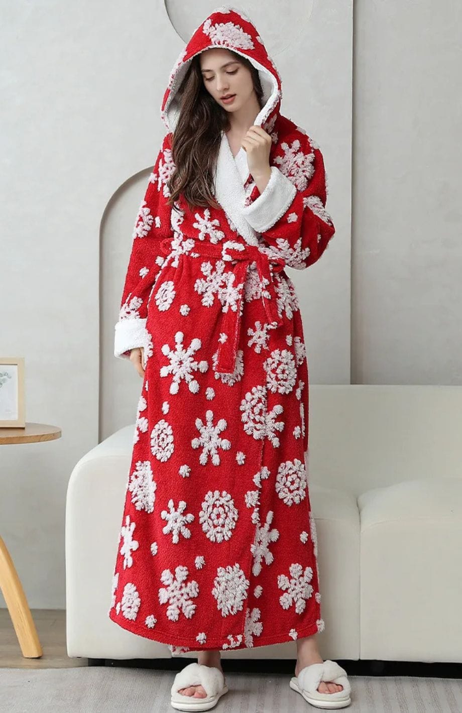 Robe De Chambre Noël | POLAIRE studio® ROUGE / M