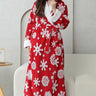 Robe De Chambre Noël | POLAIRE studio® ROUGE / M