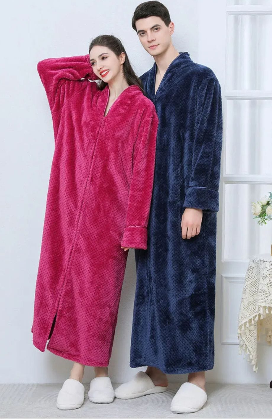 Robe De Chambre Polaire Avec Fermeture Éclair | POLAIRE studio®