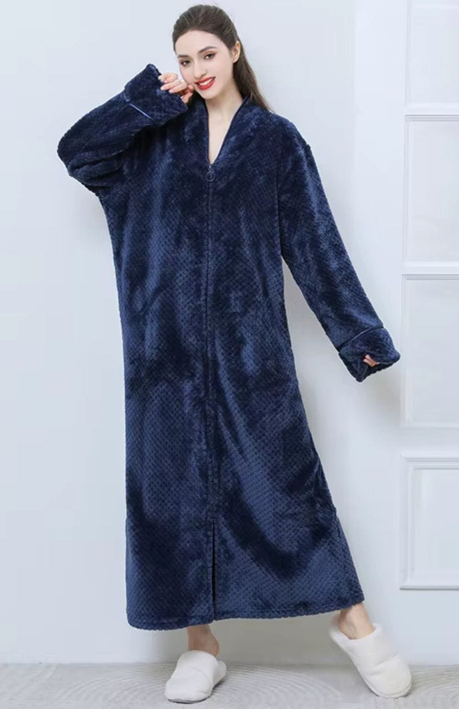 Robe De Chambre Polaire Avec Fermeture Éclair | POLAIRE studio®