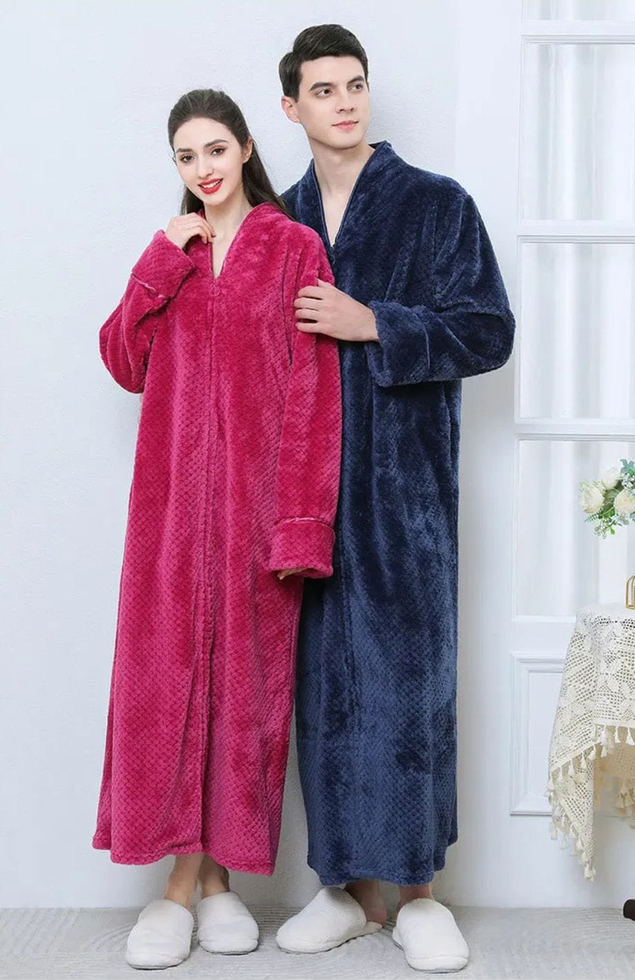 Robe De Chambre Polaire Avec Fermeture Éclair | POLAIRE studio®