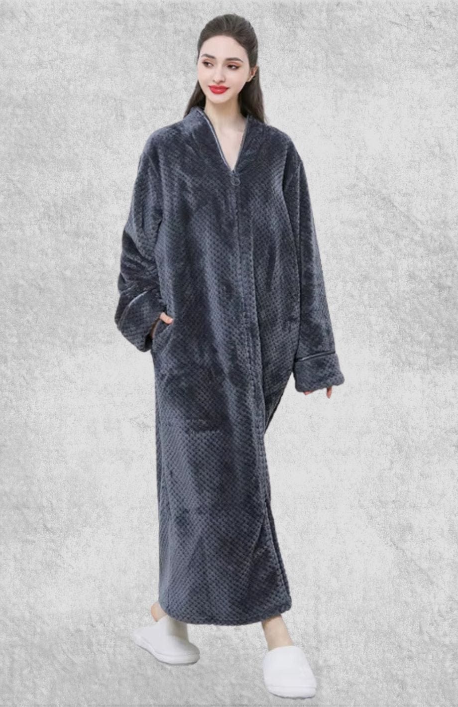 Robe De Chambre Polaire Avec Fermeture Éclair | POLAIRE studio®