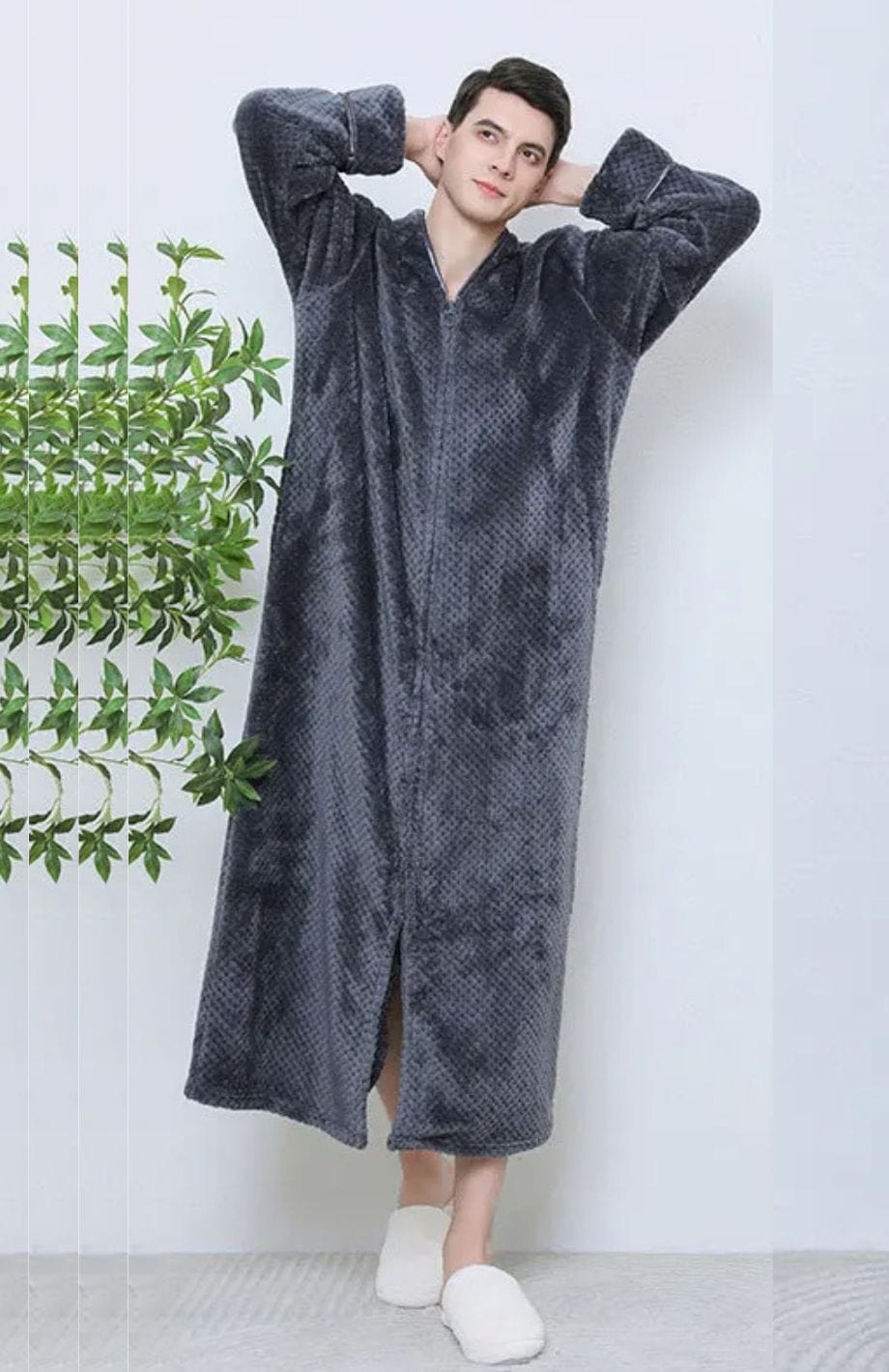 Robe De Chambre Polaire Avec Fermeture Éclair | POLAIRE studio®