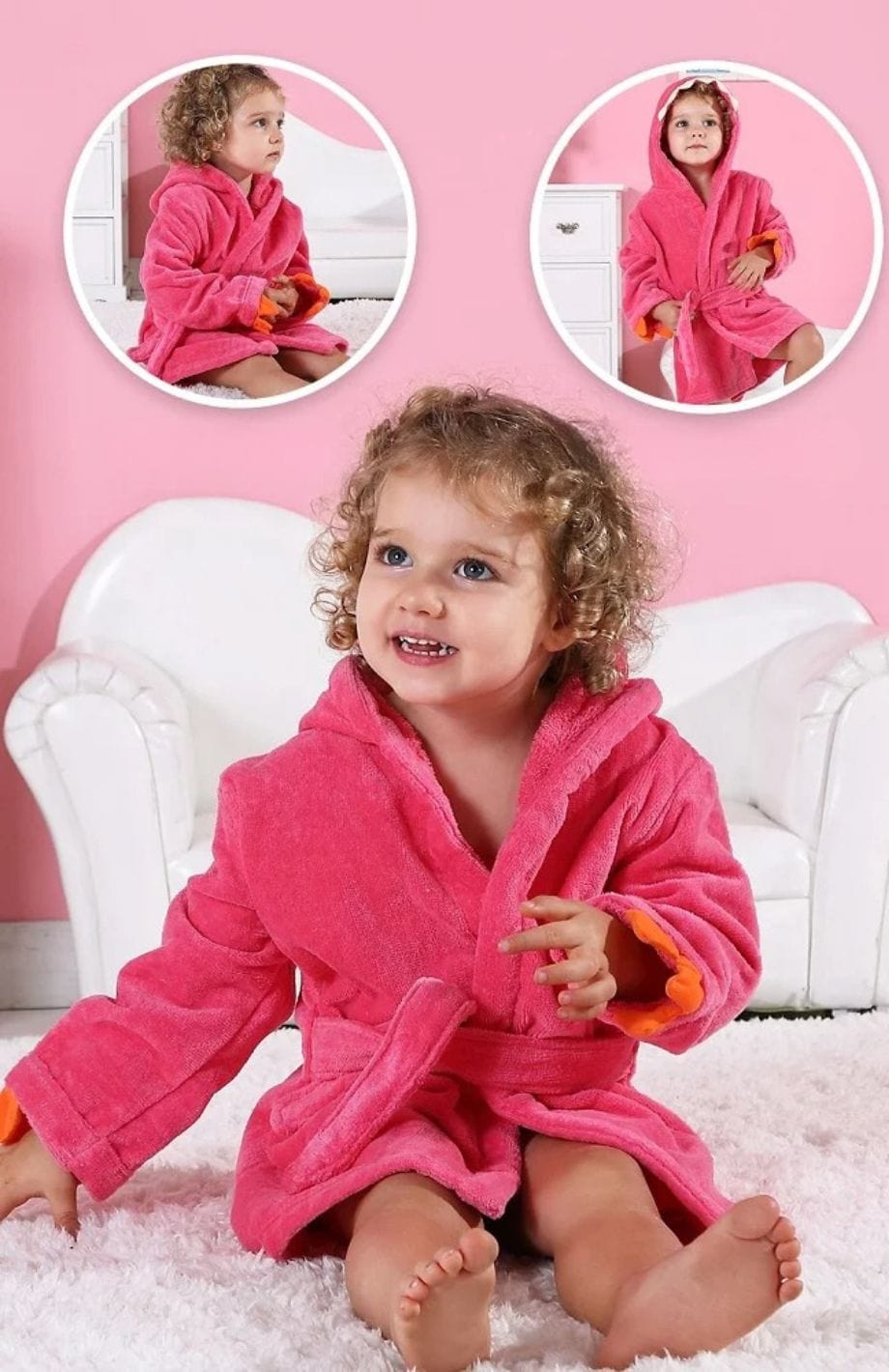 Robe De Chambre Polaire Bébé Fille | POLAIRE studio®