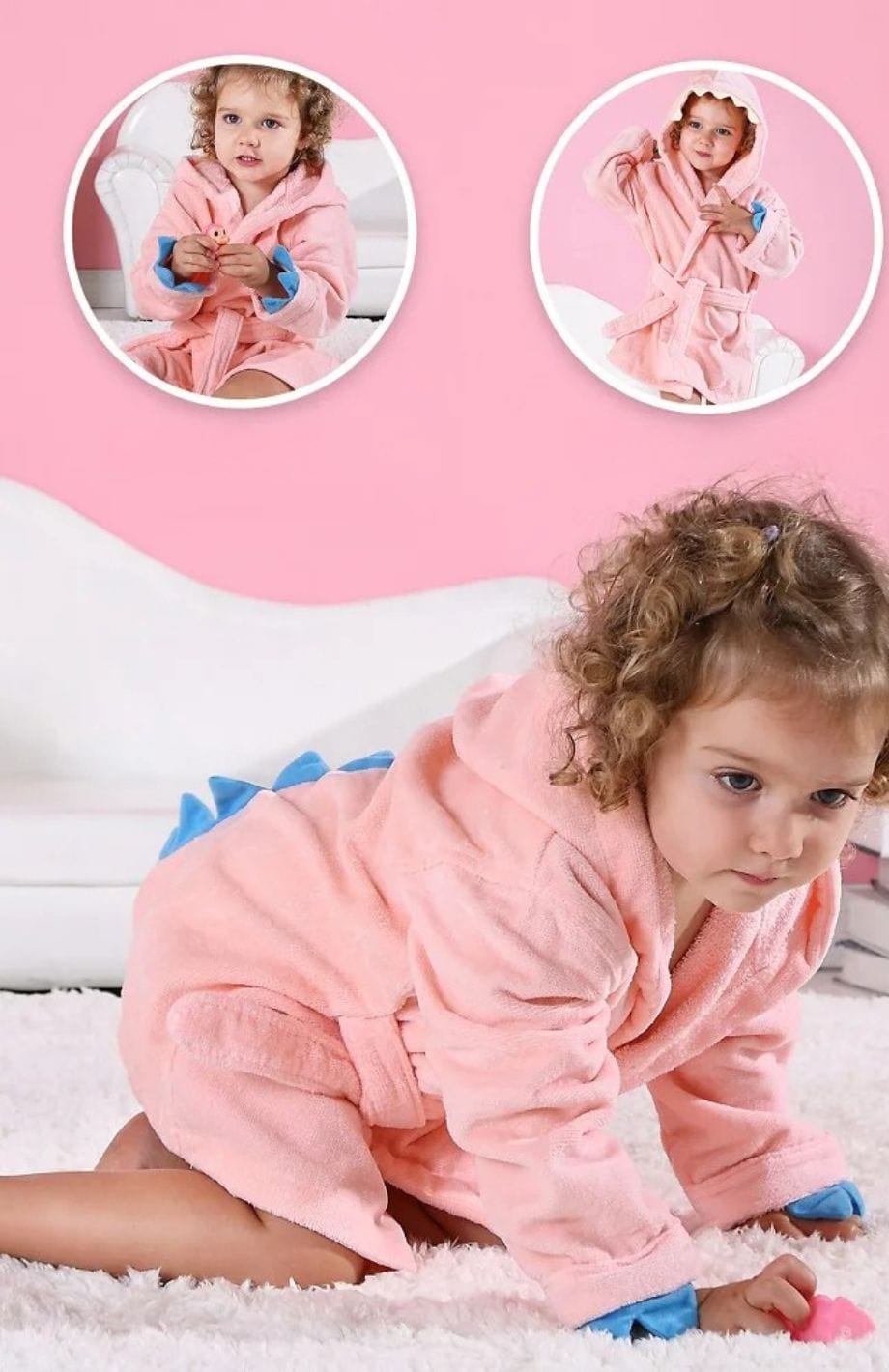 Robe De Chambre Polaire Bébé Fille | POLAIRE studio®