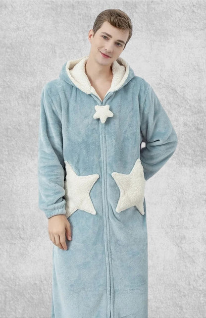 Robe De Chambre Polaire Couple | Polaire Studio