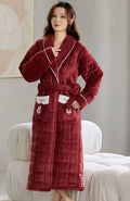 Robe De Chambre Polaire Femme 130 Cm | POLAIRE studio® BORDEAUX / M