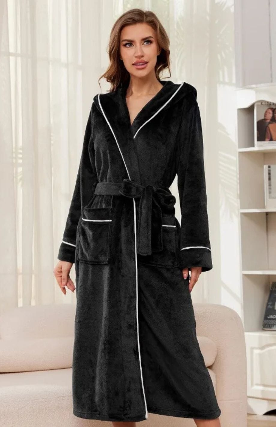 Robe De Chambre Polaire Femme Avec Capuche | POLAIRE studio®