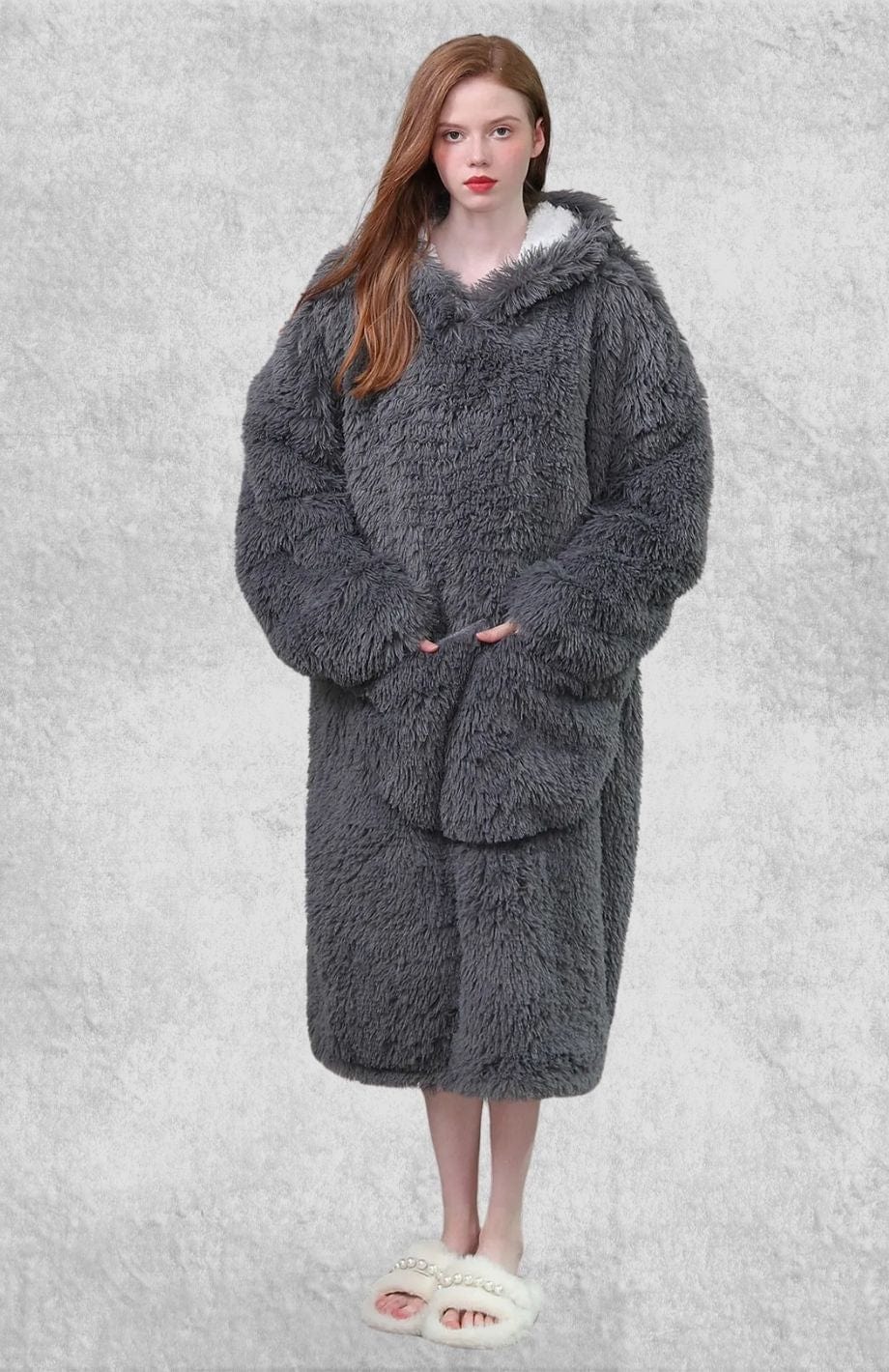 Robe De Chambre Polaire Femme | Polaire Studio GRIS / TAILLE UNIQUE