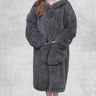 Robe De Chambre Polaire Femme | Polaire Studio GRIS / TAILLE UNIQUE