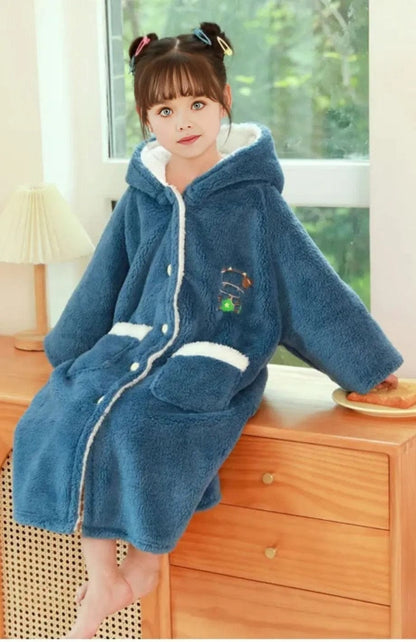 Robe De Chambre Polaire Fille | POLAIRE studio®