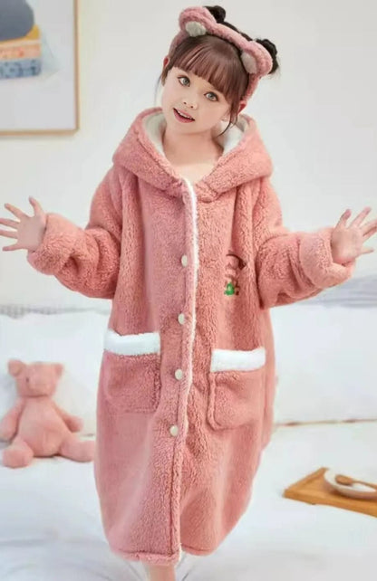 Robe De Chambre Polaire Fille | POLAIRE studio®