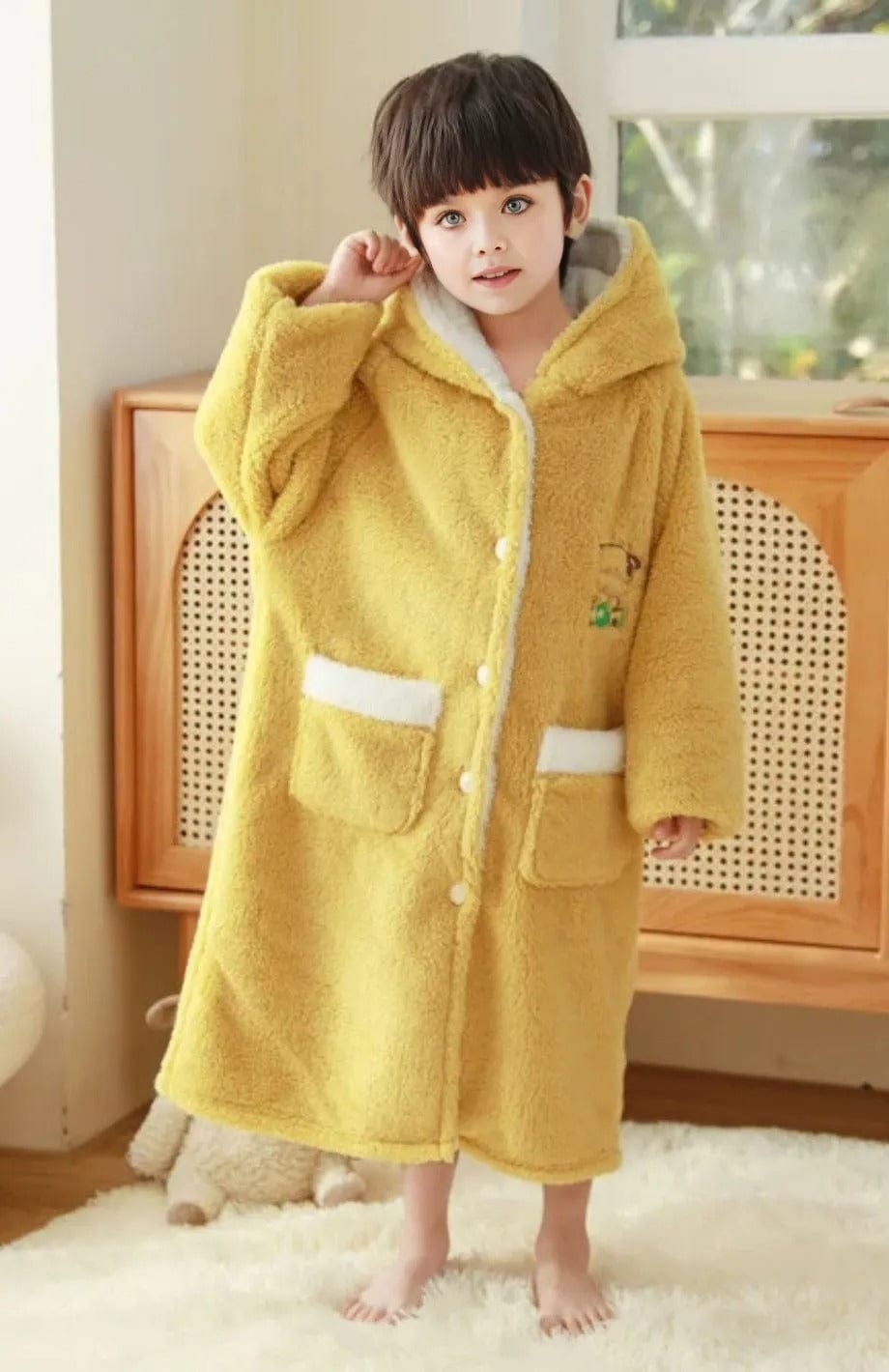 Robe De Chambre Polaire Fille | POLAIRE studio®