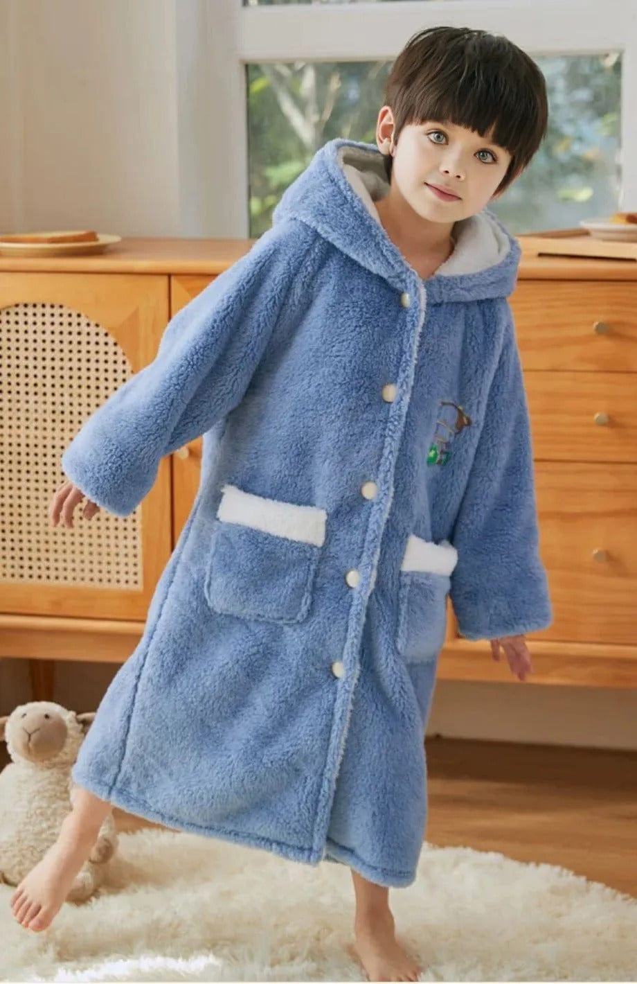 Robe De Chambre Polaire Fille | POLAIRE studio®