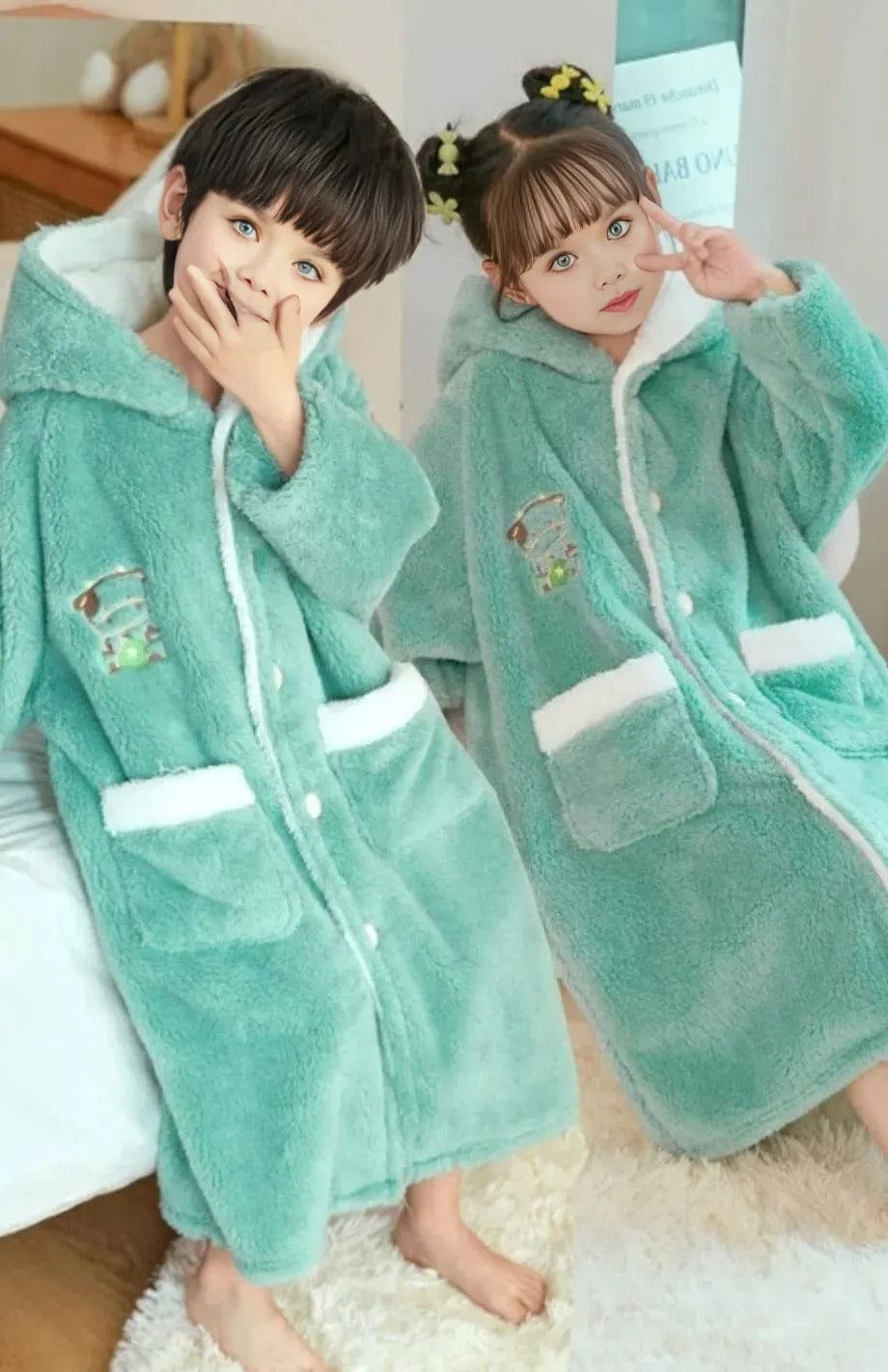 Robe De Chambre Polaire Fille | POLAIRE studio®