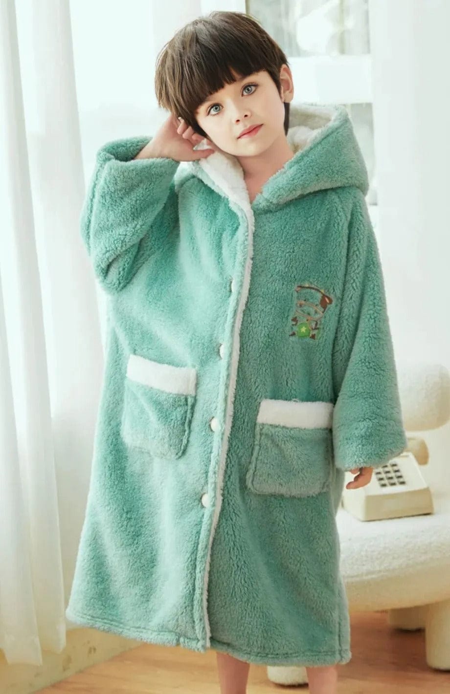 Robe De Chambre Polaire Fille | POLAIRE studio®