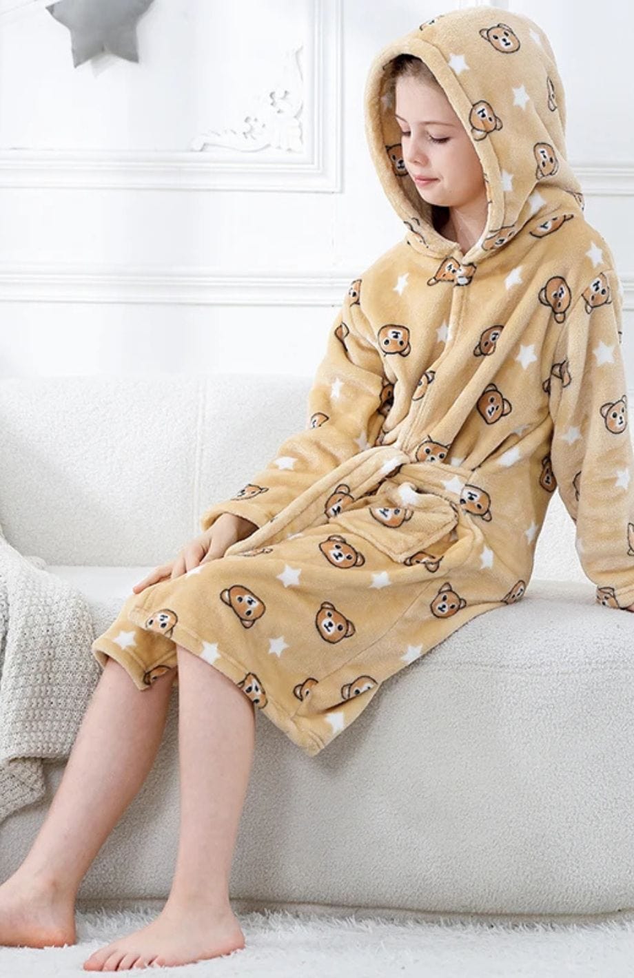 Robe De Chambre Polaire Fillette | POLAIRE studio®