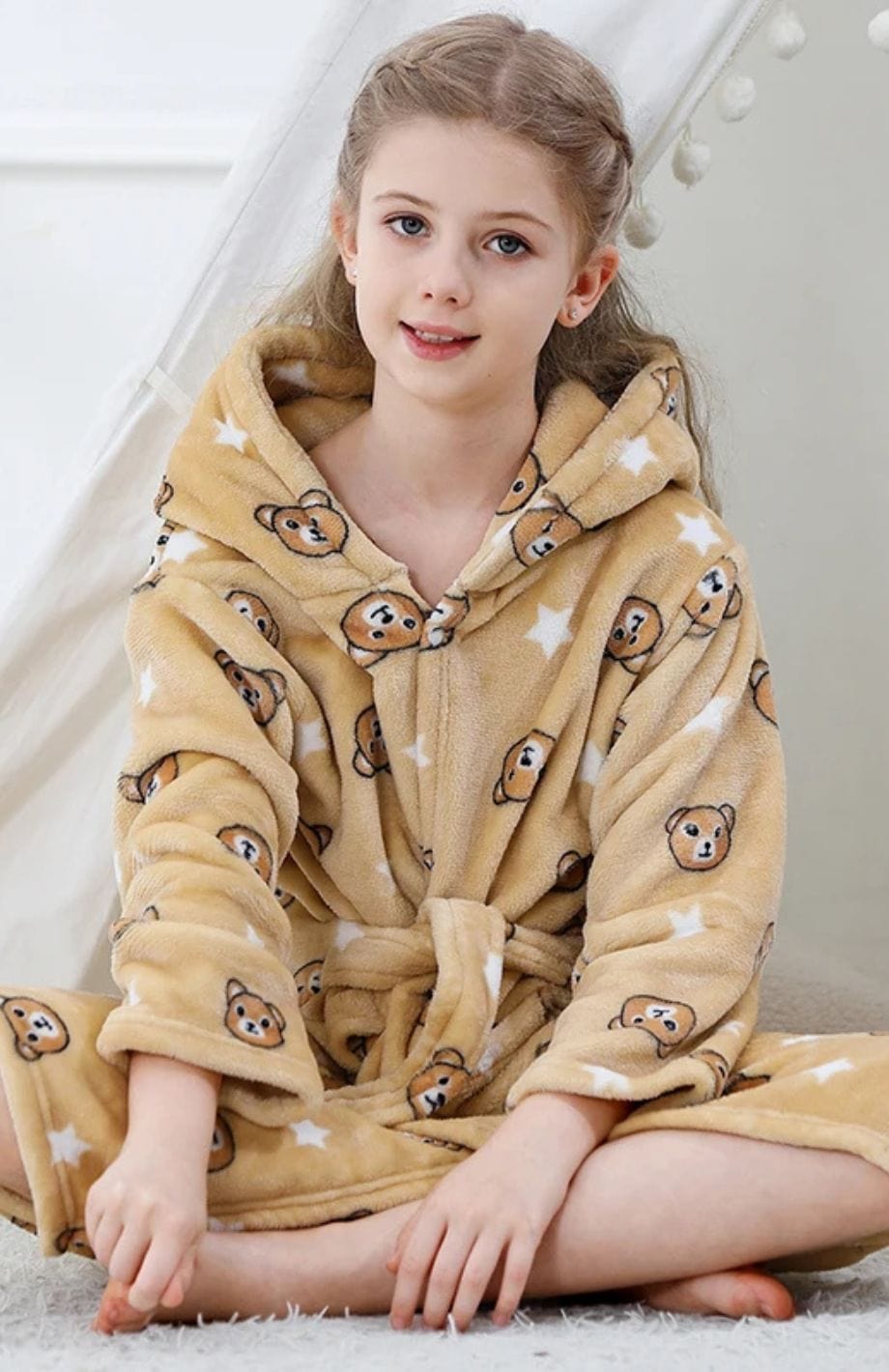 Robe De Chambre Polaire Fillette | POLAIRE studio®