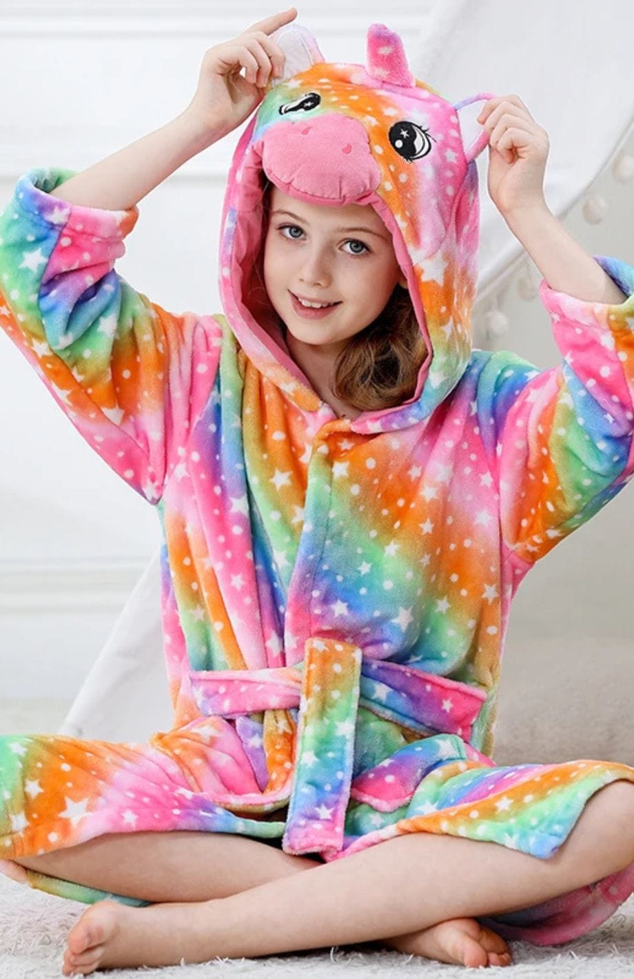 Robe De Chambre Polaire Fillette | POLAIRE studio®