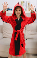 Robe De Chambre Polaire Garçon | POLAIRE studio® ROUGE / 8-10 ANS