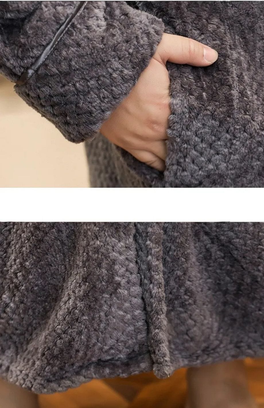 Robe De Chambre Polaire Homme Grande Taille | POLAIRE studio®