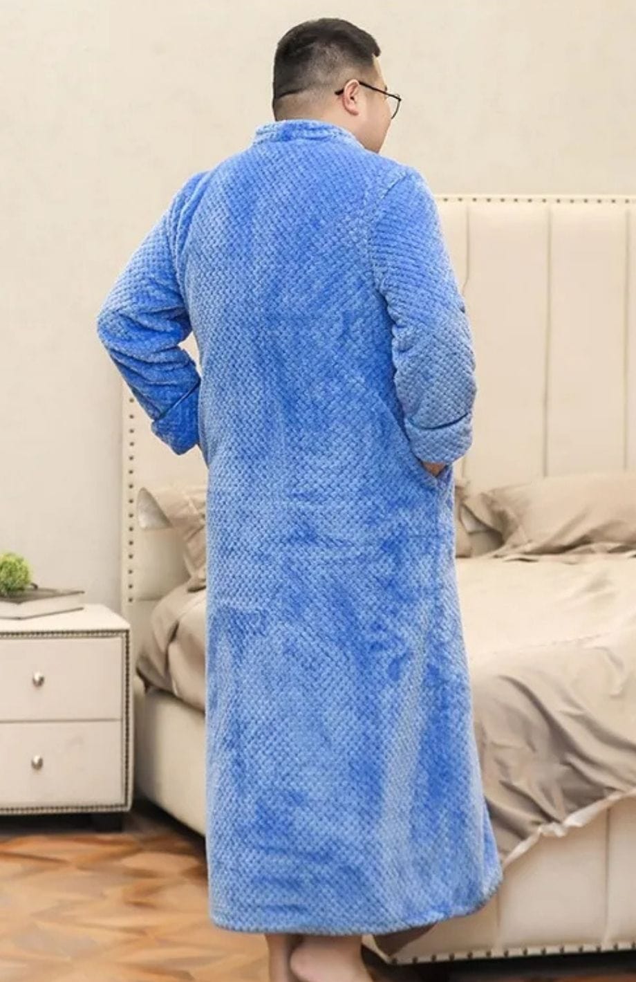 Robe De Chambre Polaire Homme Grande Taille | POLAIRE studio®