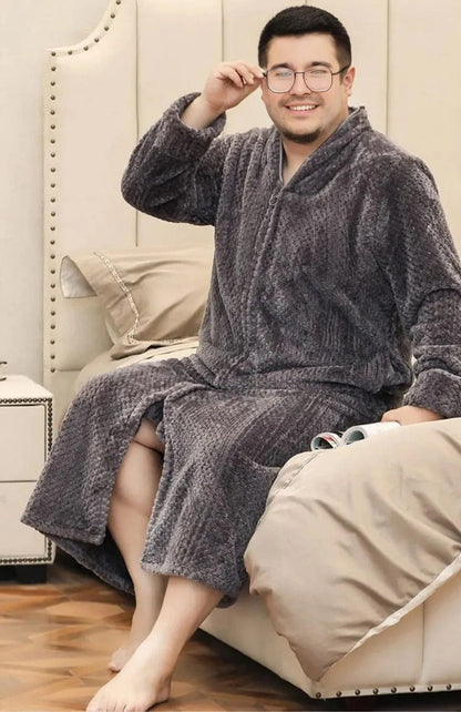 Robe De Chambre Polaire Homme Grande Taille | POLAIRE studio®