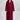 Robe De Chambre Polaire Zippée Femme | Polaire Studio ROUGE BORDEAUX / M