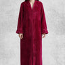 Robe De Chambre Polaire Zippée Femme | Polaire Studio ROUGE BORDEAUX / M