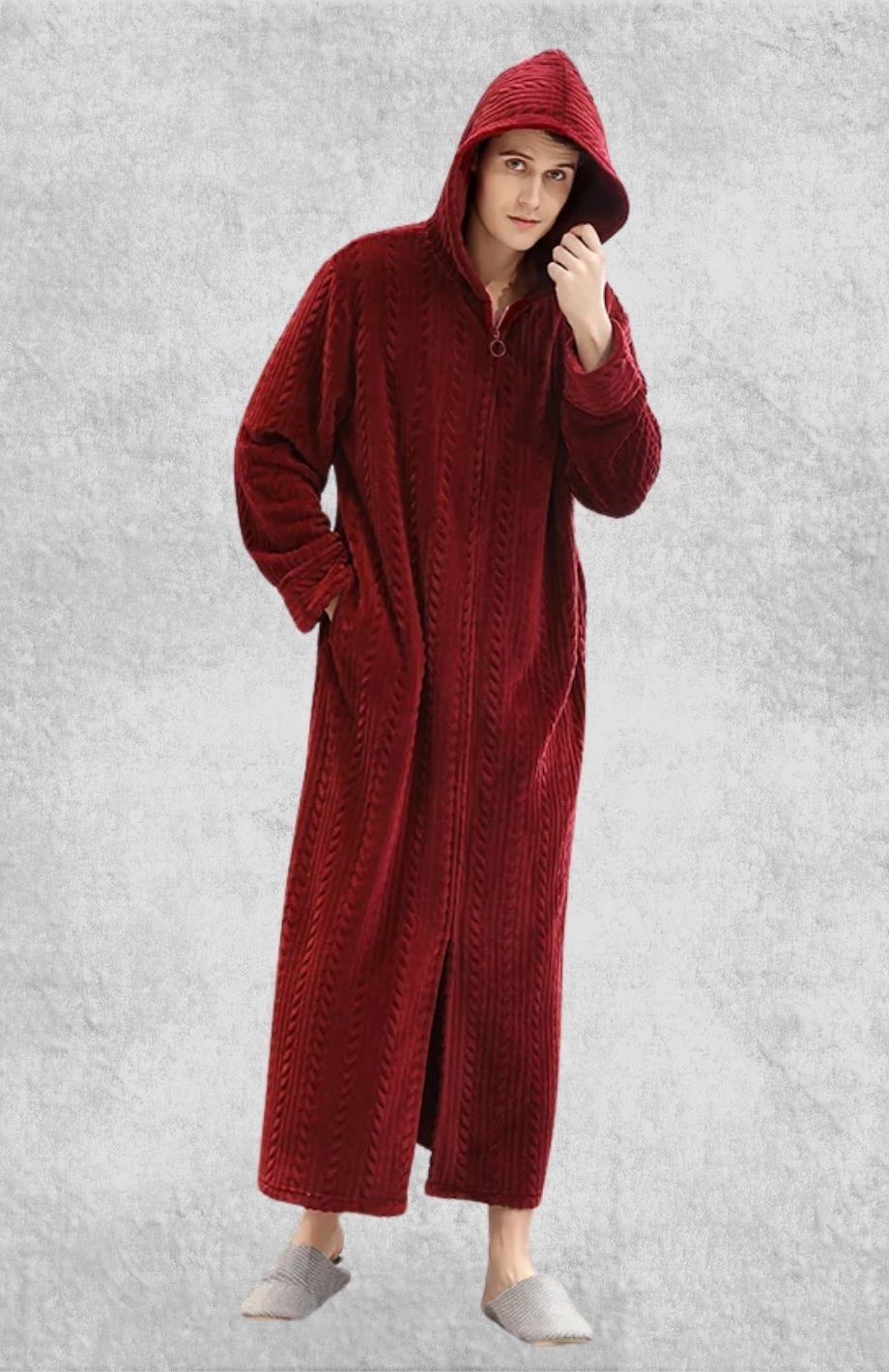 Robe De Chambre Polaire Zippée | Polaire Studio