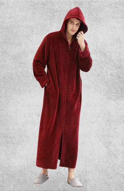 Robe De Chambre Polaire Zippée | Polaire Studio