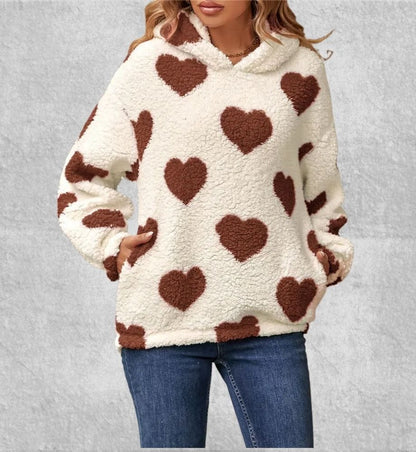 Sweat Capuche Polaire Femme | Polaire Studio MARRON / S