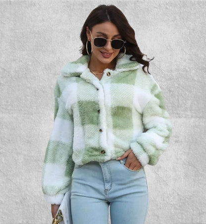 Sweat Peluche Femme | Polaire Studio VERT / S